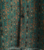 Men's Short Sleeve Vintage Paisley Print 70s Green Boho Retro Tribal Shirt