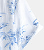 Men's Casual Short Sleeve Shirt, Stylish with Floral Print