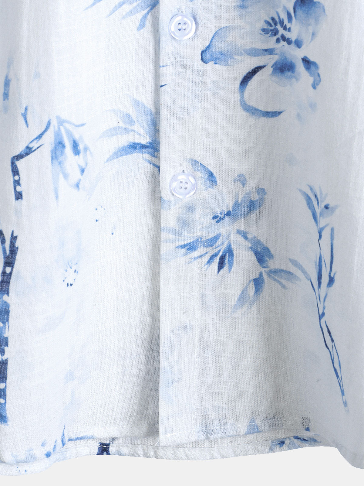 Men's Casual Short Sleeve Shirt, Stylish with Floral Print