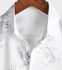 Men's Short Sleeve Casual Shirt, Bamboo Print
