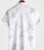Men's Short Sleeve Casual Shirt, Bamboo Print