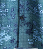 Men's Short Sleeve Retro Shirt with Pockets, Blue Floral Pattern, Casual Style for Holidays