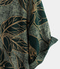 Men's Short Sleeve Button-Up Shirt, Floral Pattern, Vintage, Green, Summer Holidays