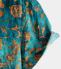 Short-Sleeved Hawaiian Shirt with Floral Print Pocket for Men