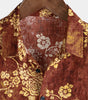 Men's Retro Floral Print Short Sleeve Shirt