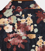 Casual Short-Sleeved Cotton Beach Shirt with Floral Print for Men