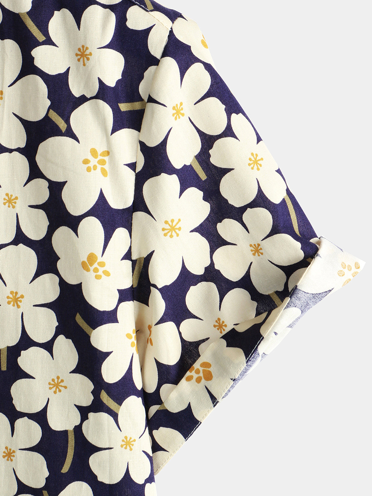 Men's Short Sleeve Casual Floral Print Shirt