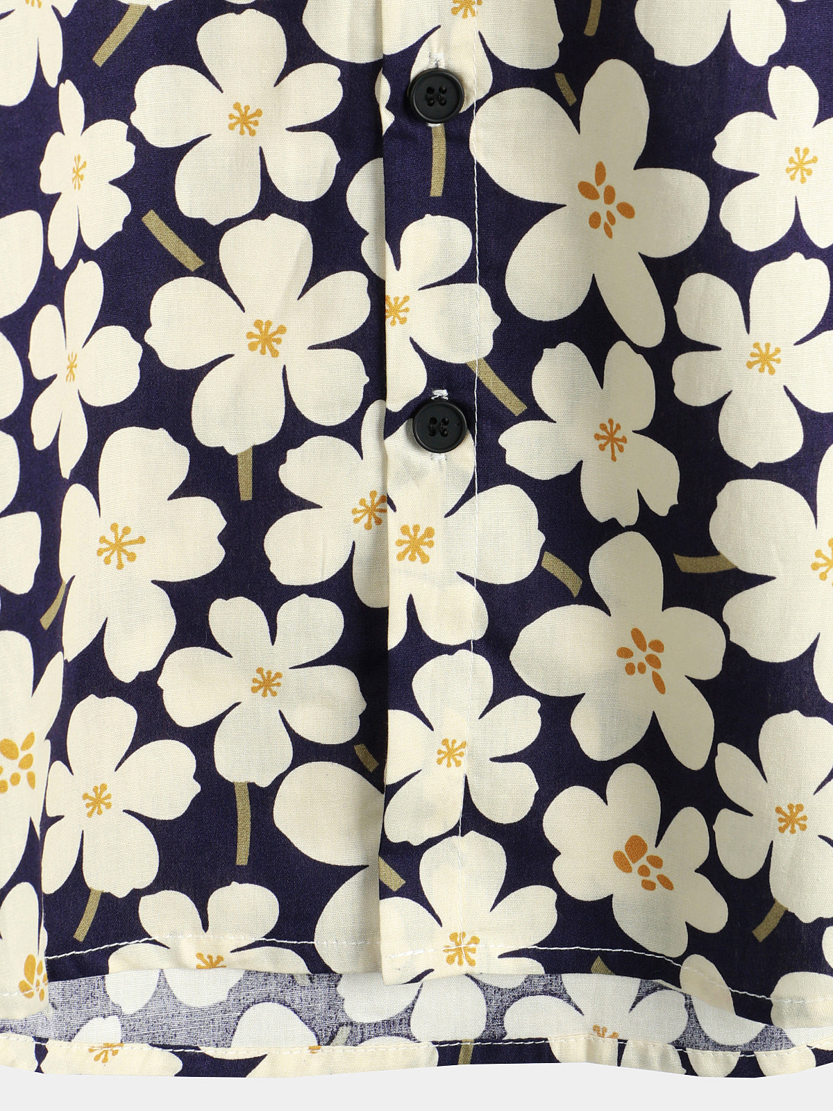 Men's Short Sleeve Casual Floral Print Shirt