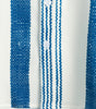 Casual Short Sleeve Vintage Blue Vertical Striped Shirt for Men