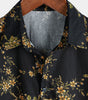 Men's Short Sleeve Cotton Floral Print Shirt