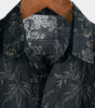 Casual Elegant Short-Sleeved Shirt with Retro Floral Print