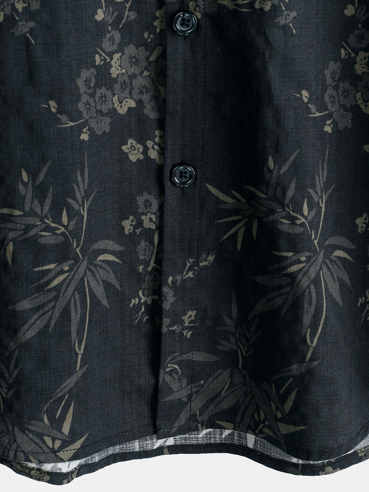 Casual Elegant Short-Sleeved Shirt with Retro Floral Print