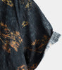 Breathable Retro Short-Sleeved Shirt with Vintage Print