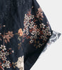 Men's Short-Sleeved Button-Up Shirt, Retro Floral Print, Perfect for Holidays