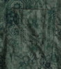 Men's Short-Sleeved Shirt with Retro Green Print Pocket