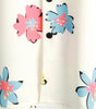White Floral Print Summer Shirt for Men