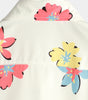 White Floral Print Summer Shirt for Men