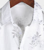 Elegant Short-Sleeved Floral Print Shirt for Men