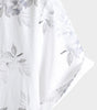Elegant Short-Sleeved Floral Print Shirt for Men