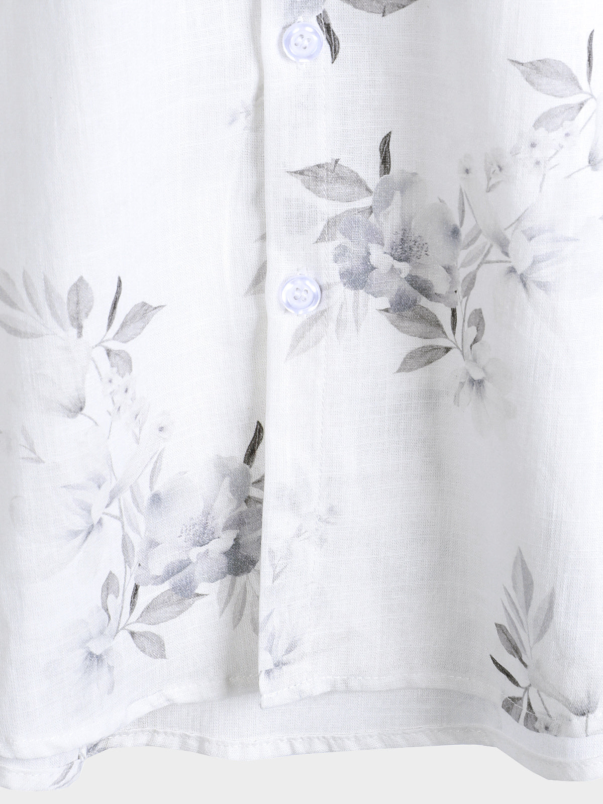 Elegant Short-Sleeved Floral Print Shirt for Men