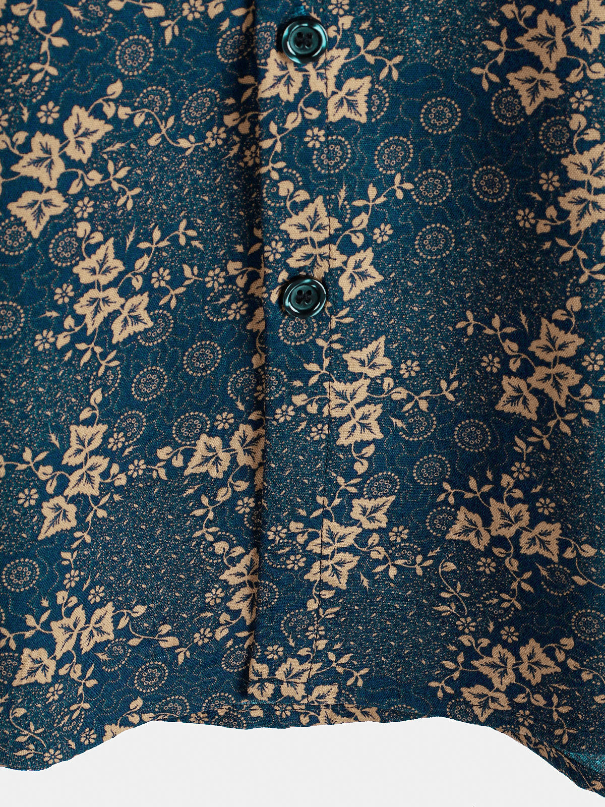 Men's Retro Print Summer Shirt with Pocket