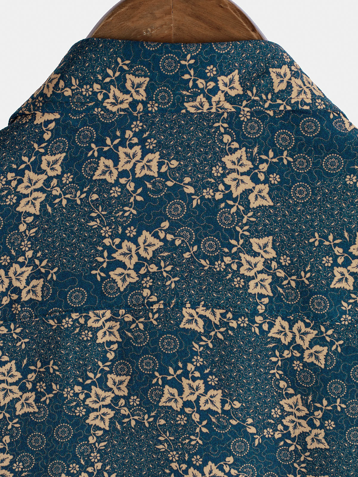 Men's Retro Print Summer Shirt with Pocket