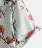 Vintage Summer Short-Sleeve Shirt with Red Floral Pattern