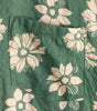 Men's Short Sleeve Hawaiian Summer Shirt with Buttons, Green Floral Pattern, Holidays
