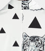 Men's Short Sleeve Hawaiian Tiger Print Summer Shirt
