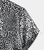 Men's Short Sleeve Hawaiian Shirt with Leopard Print
