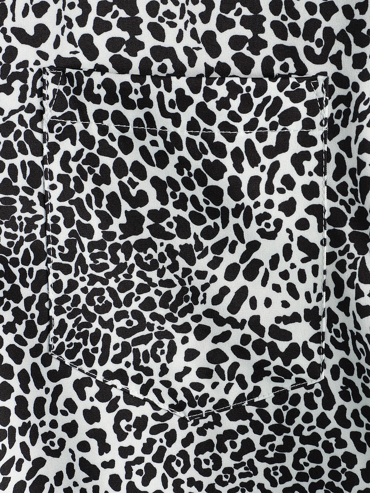 Men's Short Sleeve Hawaiian Shirt with Leopard Print