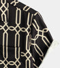 Men's Short Sleeve Tiger and Rose Print Shirt