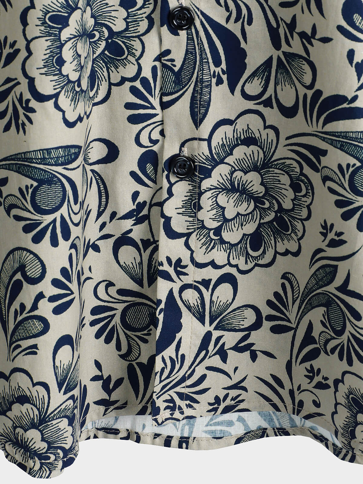 Men's Short Sleeve Casual Shirt, Floral Pattern, Perfect for Parties