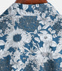 Men's Retro Short Sleeve Sunflower Print Shirt