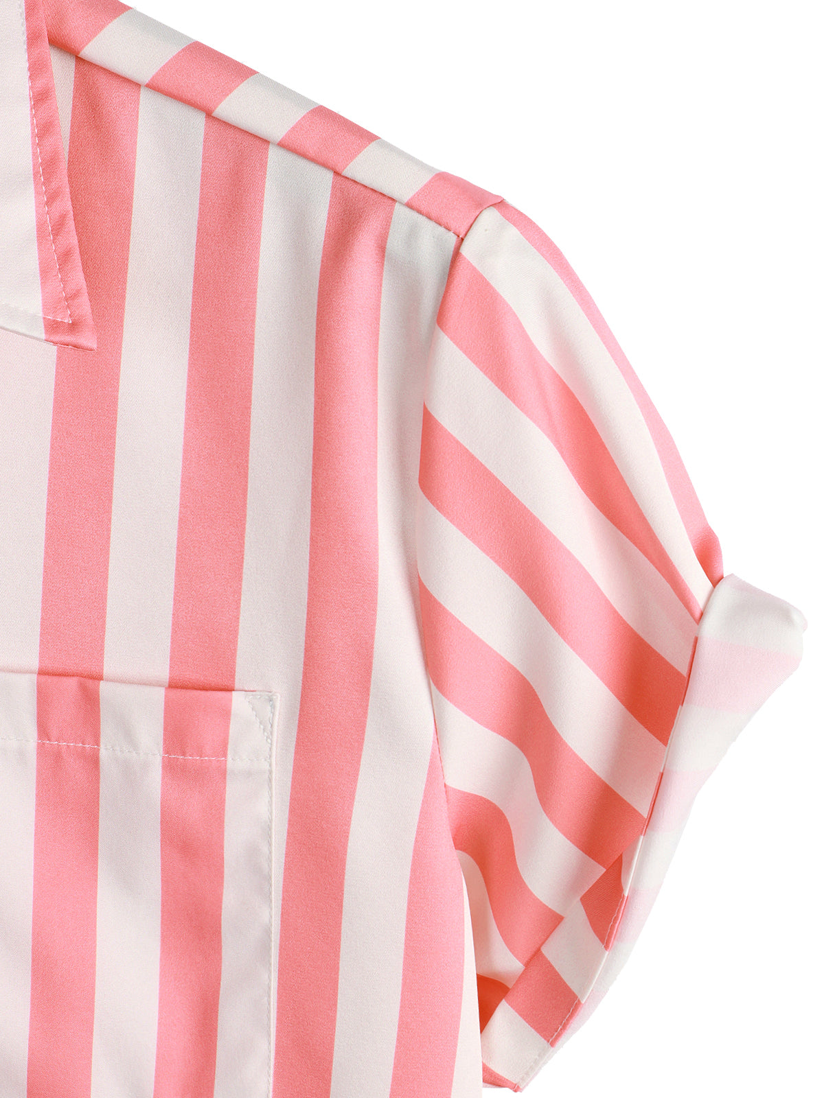 Striped Flamingo Summer Shirt