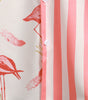 Striped Flamingo Summer Shirt