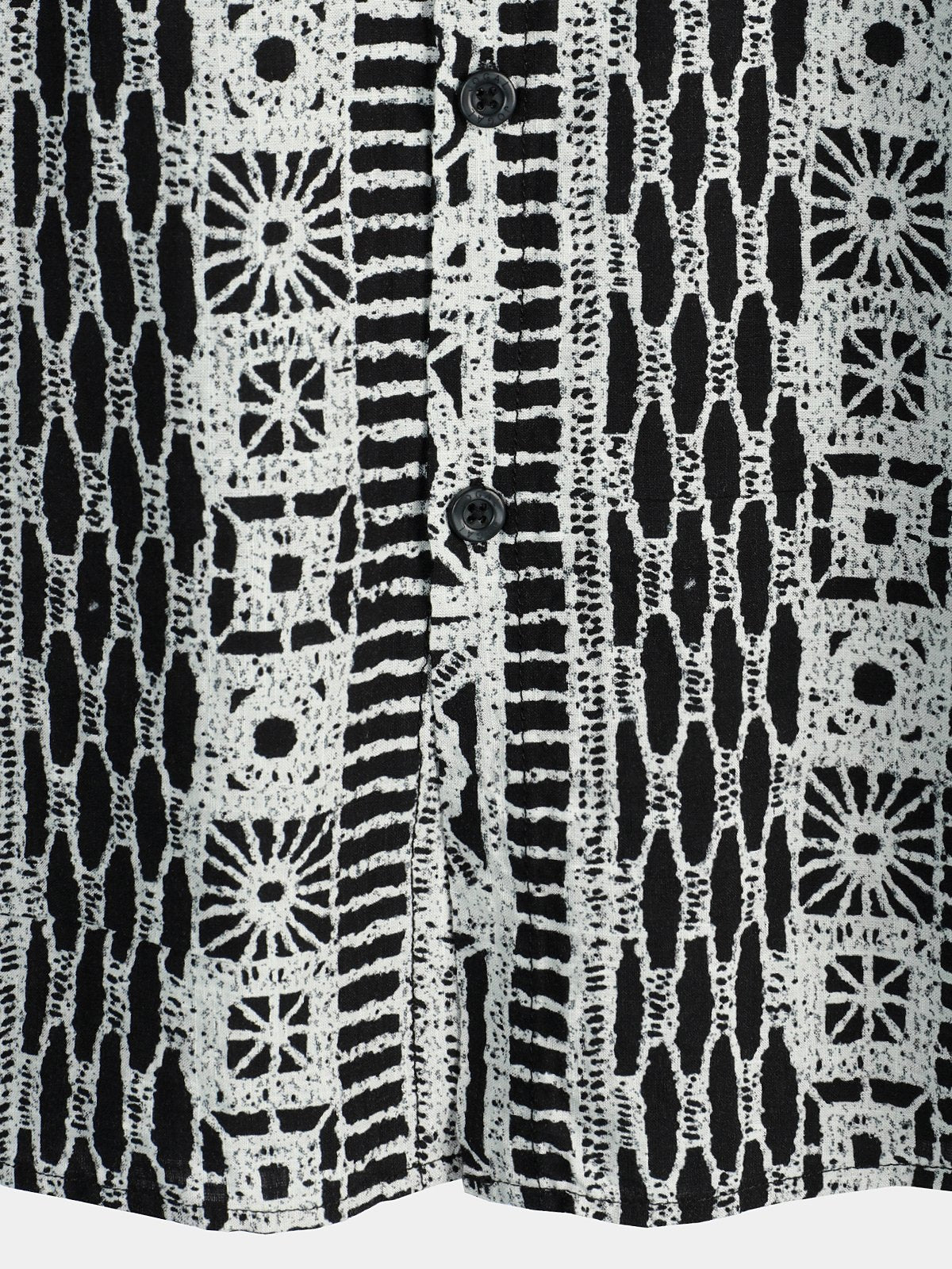 Men's Short Sleeve Button-Up Bohemian Hawaiian Shirt