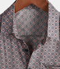 Men's Vintage Geometric Summer Beach Short Sleeve Shirt