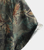 Retro Short Sleeve Button-Up Hawaiian Beach Shirt for Men in Cotton