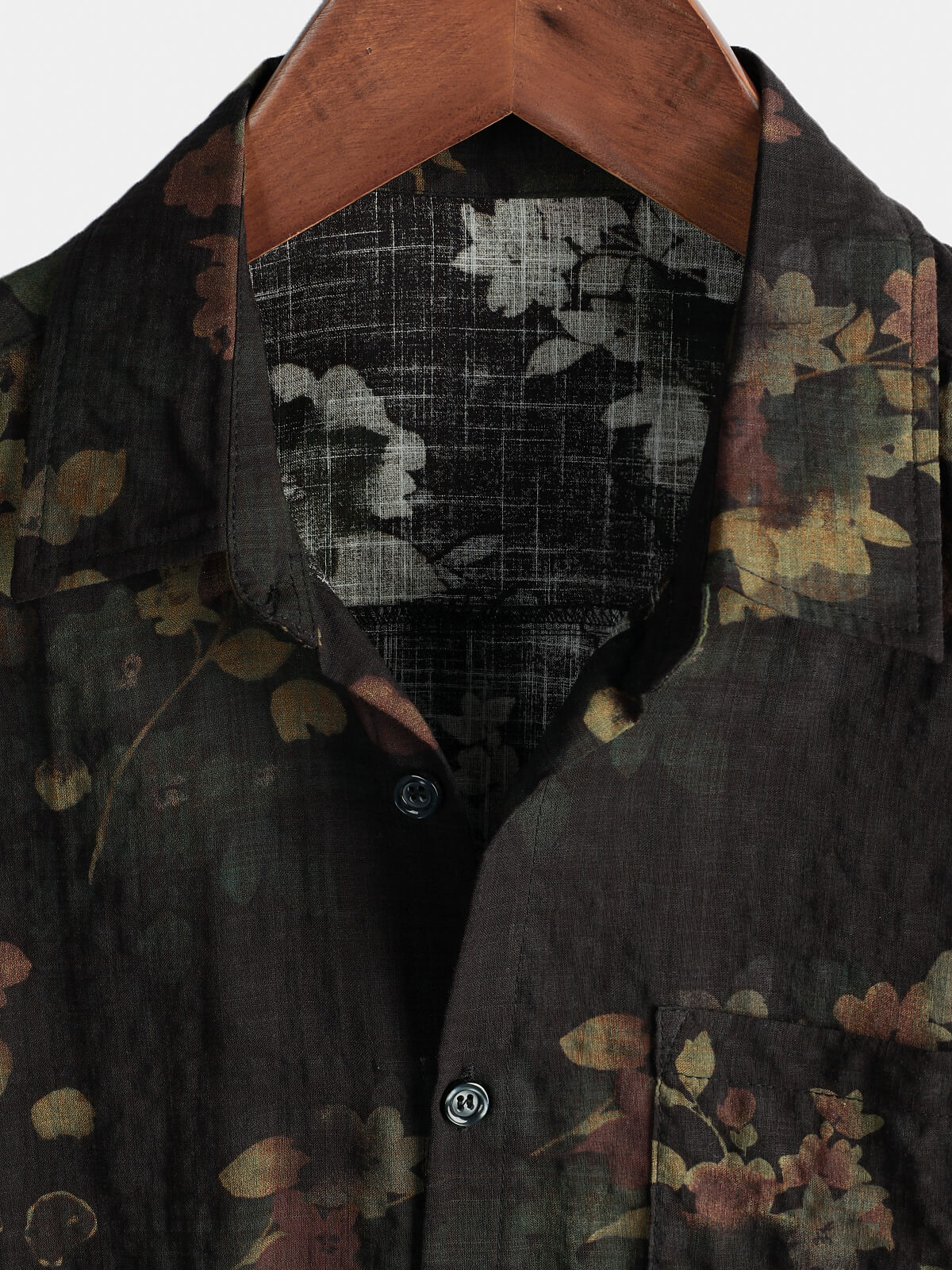 Casual Cotton Short-Sleeve Beach Shirt for Men