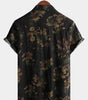 Casual Cotton Short-Sleeve Beach Shirt for Men