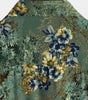 Men's Short Sleeve Shirt, Retro, Floral, Green, Summer Holidays