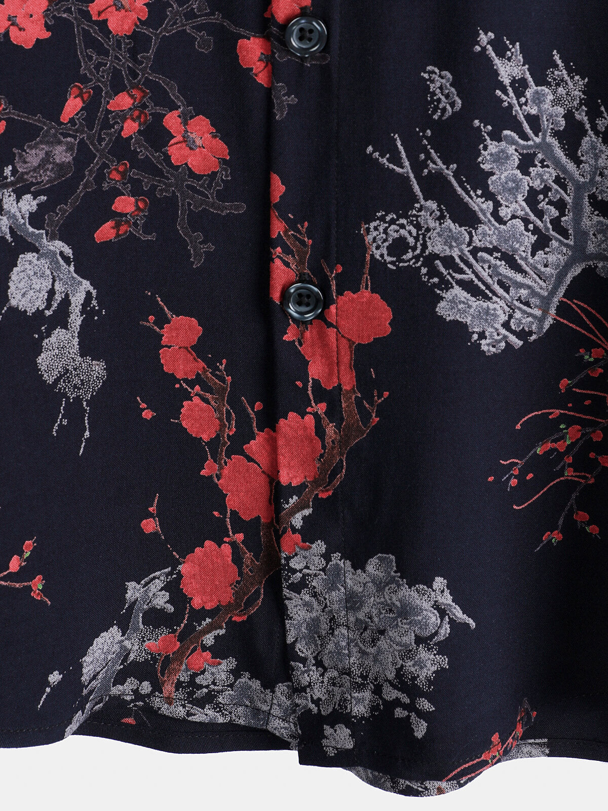 Elegant Floral Rayon Short Sleeve Casual Shirt for Men