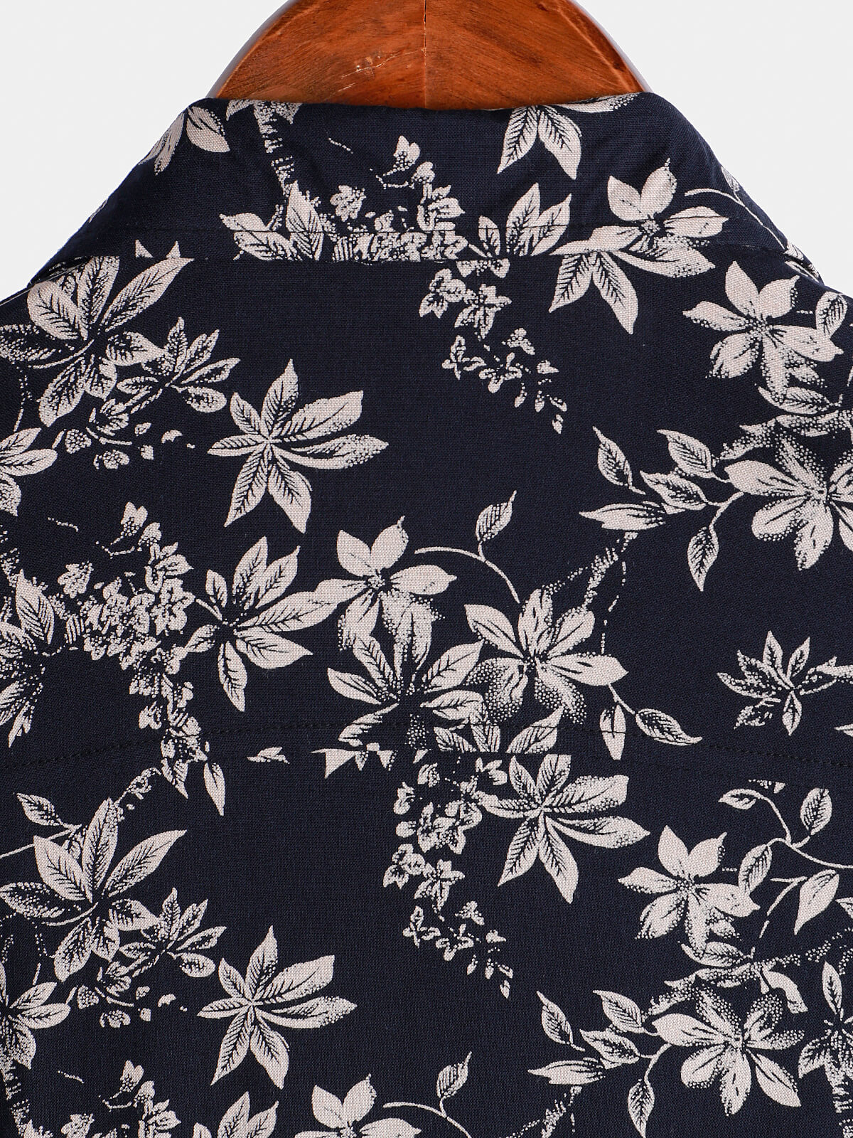 Casual Summer Short Sleeve Shirt for Men, Floral Pattern