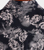 Men's Short Sleeve Summer Shirt with Floral Pattern in Rayon