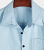 Short-Sleeved Cotton and Linen Solid Colour Shirt for Men