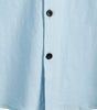 Short-Sleeved Cotton and Linen Solid Colour Shirt for Men