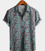 Vintage 70s Cotton Paisley Shirt for Men