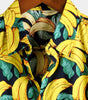 Men's Button-Up Tropical Aloha Hawaiian Shirt in Banana Cotton