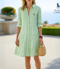 Striped Shirt Dress by R. Lauren + Free R. Lauren Sun Hat